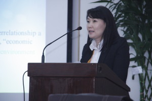 Ms. Tumenjargal Shukh, Mongolia National Security Council, speaks on Climate Change & Security -- National Approaches.