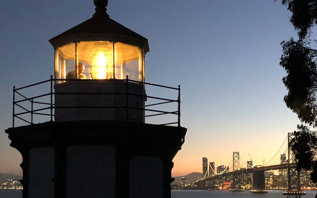 Golden Gate Bridge and Lighthouse